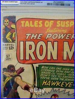 Tales of Suspense #57 (September 1964) in Very Good Condition cgc 4.0