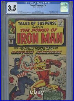 Tales of Suspense #58 1964 CGC 3.5