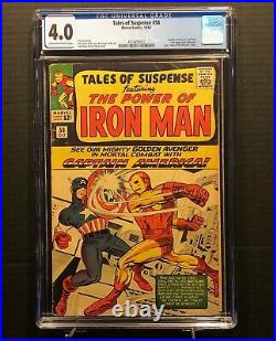 Tales of Suspense #58 1964 CGC 4.0 Captain America Vs Iron Man. 2nd Kraven App