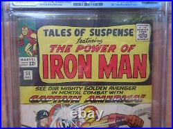 Tales of Suspense 58 CGC 4.5 Captain America vs Iron Man, 2nd Kraven