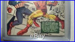 Tales of Suspense #58 CGC 6.0 SS signed STAN LEE 1964 Iron Man vs Capt America