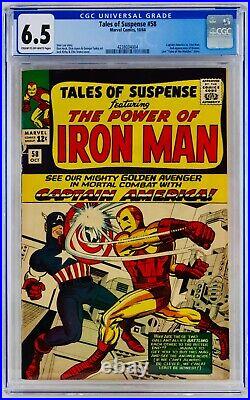 Tales of Suspense #58 CGC 6.5 1964 Captain America vs. Iron Man Cover FN+ TOS