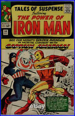 Tales of Suspense #58 CGC 7.5 WHITE 1st Captain America vs Iron Man 2nd Kraven