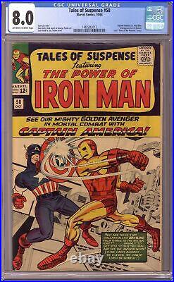 Tales of Suspense #58 CGC 8.0 1964 1482283012