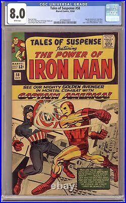 Tales of Suspense #58 CGC 8.0 1964 4129400002