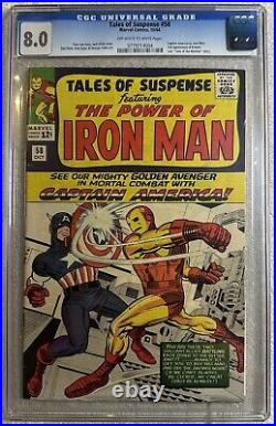 Tales of Suspense #58 CGC 8.0 1964 Marvel Silver Age Key 2nd App Of Kraven
