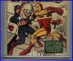 Tales of Suspense #58 CGC 8.0 VF SS STAN LEE Captain America vs Iron Man KIRBY