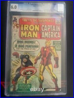Tales of Suspense 59 CGC 6.0 Classic Cover 1st Cap Story Since 1950s