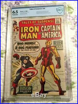 Tales of Suspense #59 CGC 6.5 1964 1st Silver Age solo Captain America