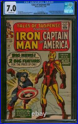 Tales of Suspense #59? CGC 7.0? Iron Man Captain America Marvel Comic 1964