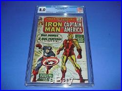Tales of Suspense #59 CGC 8.0 OWithW pages 1964! 1st Solo Captain America not CBCS