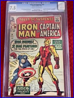 Tales of Suspense 59 (CGC Graded)1st solo Captain America story since the 1950's