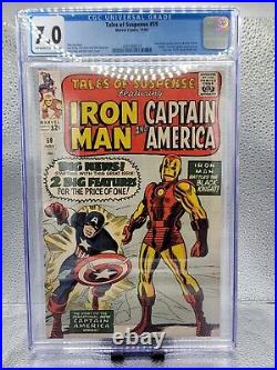 Tales of Suspense #59 Iron Man Captian America! 11/64 CGC 7.0 Off-White Pages