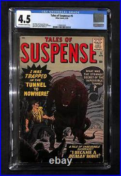 Tales of Suspense #5 CGC 4.5 Atlas Comics