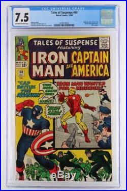 Tales of Suspense #60 CGC 7.5 VF- Marvel 1964 Captain America & Iron Man