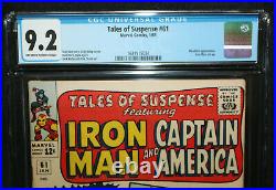 Tales of Suspense #61 Mandarin App Iron Man Pin-Up CGC Grade 9.2 1965