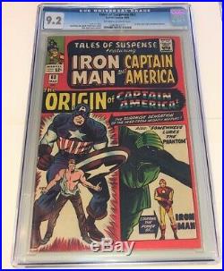 Tales of Suspense #63 1st Silver Age origin Captain America 1965 CGC 9.2 NM