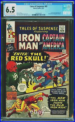 Tales of Suspense #65 6.5 CGC First SA Appearance of The Red Skull! KEY