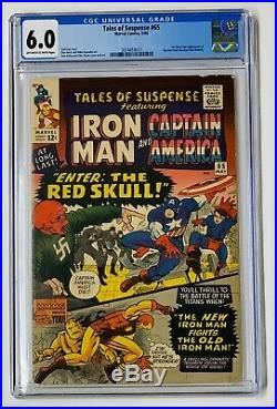 Tales of Suspense #65 CGC 6.0 OW 1st Silver Age Red Skull Marvel Comics 1965