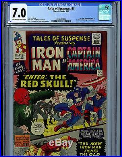 Tales of Suspense #65 CGC 7.0 Silver Age Marvel Comics 1965 1st SA Red Skull