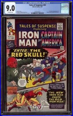 Tales of Suspense # 65 CGC 9.0 OW (Marvel, 1965) 1st SA appearance Red Skull