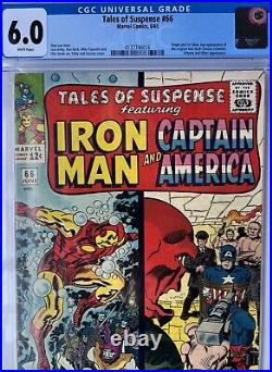 Tales of Suspense #66 CGC 6.0 Key 1st Silver Age Appearance Of Red Skull