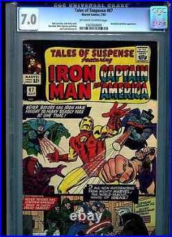 Tales of Suspense #67 CGC 7.0 (1965) Iron Man & Captain America Jack Kirby