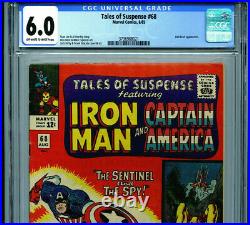 Tales of Suspense #68 CGC 6.0 1965 Silver Age Marvel Comics Amricons B28