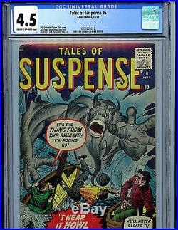 Tales of Suspense #6 CGC 4.5 1959 Silver Age Atlas Comics Kirby Ditko Heck K10