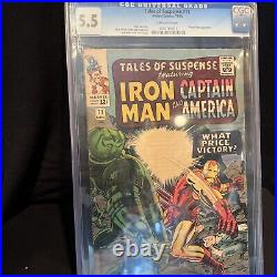 Tales of Suspense #71 CGC GRADED 5.5 -Kirby cover/layouts-Stan Lee Titanium Man
