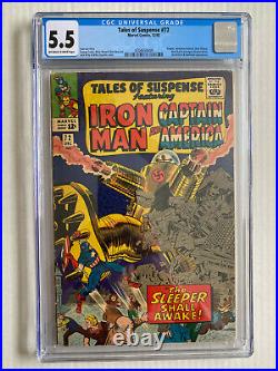 Tales of Suspense #72 CGC 5.5 1965 Sleeper Android Red Skull