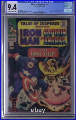 Tales of Suspense #74 Marvel 1966 CGC 9.4 (NEAR MINT) Sleeper appearance