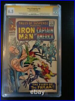 Tales of Suspense #75 CGC 6.5 Signed by Stan Lee and Hayley Atwell on same day