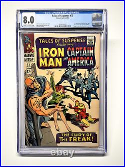 Tales of Suspense 75 CGC 8.0 (1966 Silver Age Marvel Comics) 1st Sharon Carter