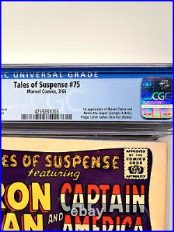 Tales of Suspense 75 CGC 8.0 (1966 Silver Age Marvel Comics) 1st Sharon Carter
