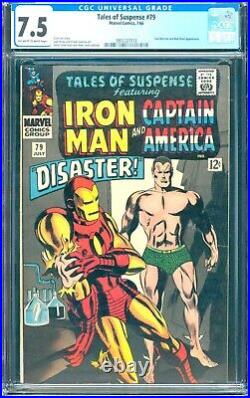 Tales of Suspense #79 (1966) CGC 7.5 - O/w to white ps Sub-Mariner & Red Skull