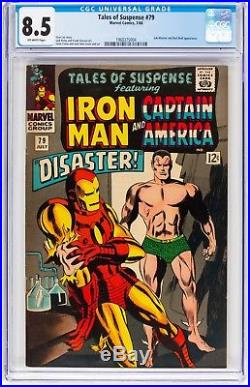 Tales of Suspense #79 (Jul 1966, Marvel Comics) CGC 8.5 VF + Sub-Mariner appea