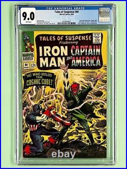 Tales of Suspense #80 (CGC 9.0) 1966 WHITE PAGES! Classic Stan Lee/Jack Kirby