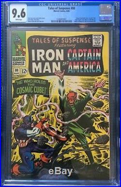 Tales of Suspense 80 CGC 9.6 Cosmic Cube Saga Begins WHITE Pages TESSERACT