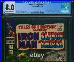 Tales of Suspense 81? CGC 8.0 OWW? Red Skull Cosmic Cube Concludes Marvel 1966