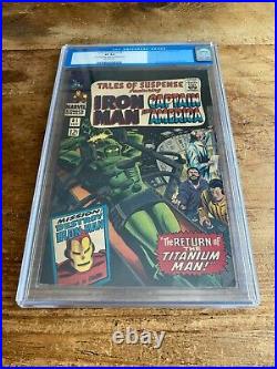 Tales of Suspense #81 CGC 8.0 VF Marvel 1966 Titanium Man & Red Skull App