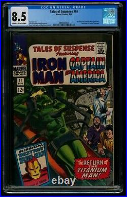 Tales of Suspense #81 CGC VFN Plus Marvel Comics Titanium Man returns