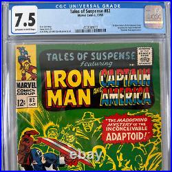 Tales of Suspense #82 CGC Graded 7.5 Marvel 1966 1st Appearance of Adaptoid