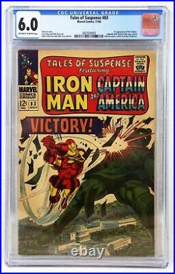 Tales of Suspense #83 CGC 6.0 1966 Marvel Comics Capt America Iron Man Adaptoid