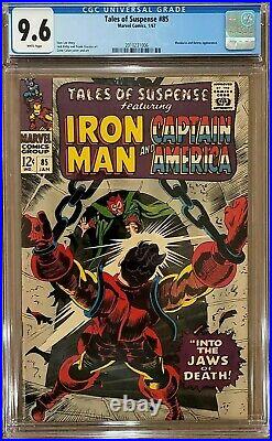 Tales of Suspense #85 CGC 9.6 WHITE PAGES Mandarin appearance 1967 NM+