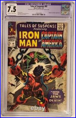 Tales of Suspense #85, Mandarin, Iron Man, Capt. America, CGC 7.5 1967