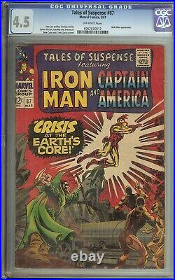 Tales of Suspense #87 CGC 4.5 featuring Iron Man Captain America