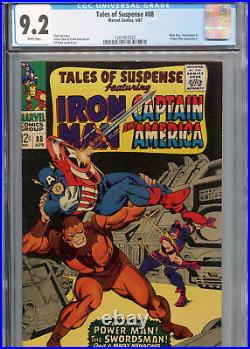 Tales of Suspense #88 (Marvel 1967) CGC Certified 9.2 White Pages
