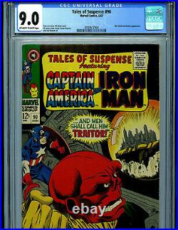 Tales of Suspense #90 CGC 9.0 1967 Silver Age Marvel Amricons K21