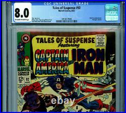 Tales of Suspense #92 CGC 8.0 VF Silver Age Marvel Comics Amricons 1967 B12